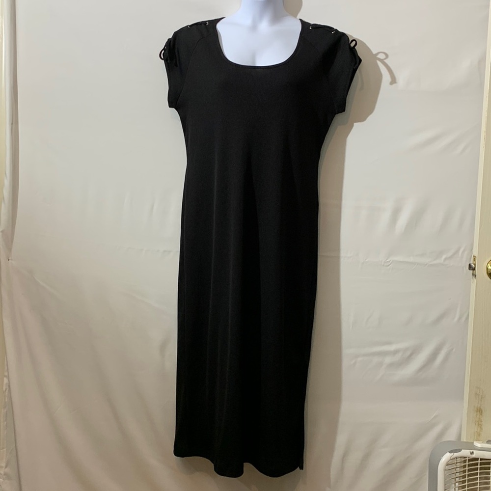 Women’s Extra Editions ribbed black maxi dress 2XL